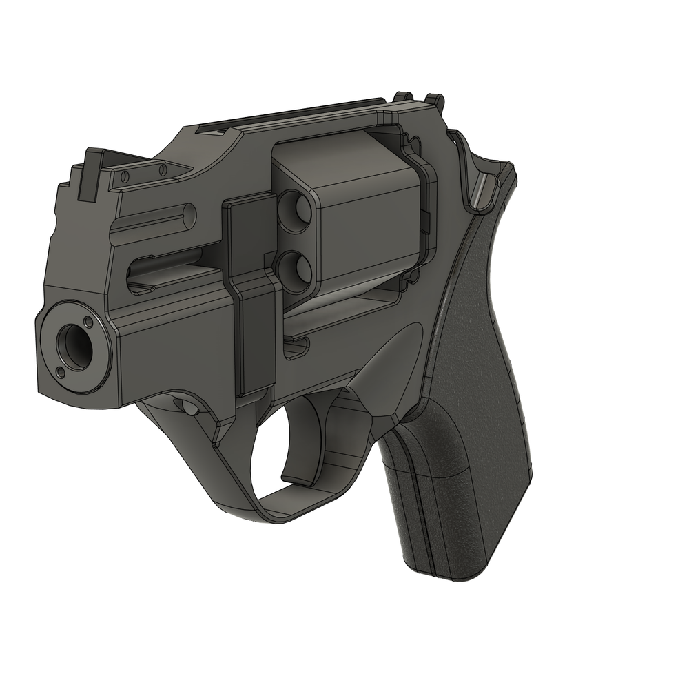 キアッパライノ 3Dプリント 3D Printable Chiappa Rhino 20DS - High-Detail 3D Printable